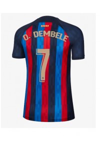 Fotbalové Dres Barcelona Ousmane Dembele #7 Dámské Domácí Oblečení 2022-23 Krátký Rukáv